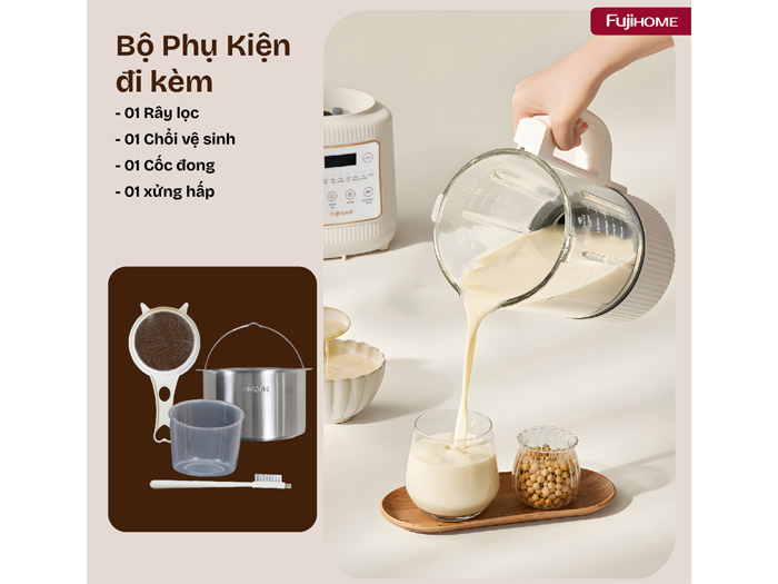 Máy làm sữa hạt đa năng Fujihome SM01A