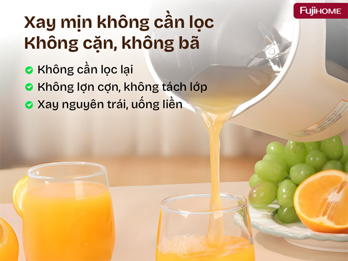 Máy làm sữa hạt đa năng Fujihome SM1636