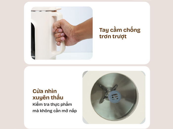 Máy làm sữa hạt đa năng Fujihome SM1636