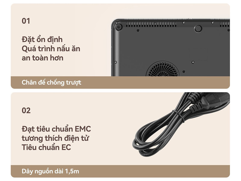 Bếp từ đôi Fujihome IC2602S