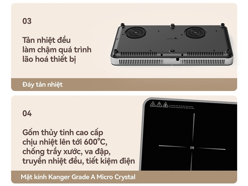 Bếp từ đôi Fujihome IC2602S