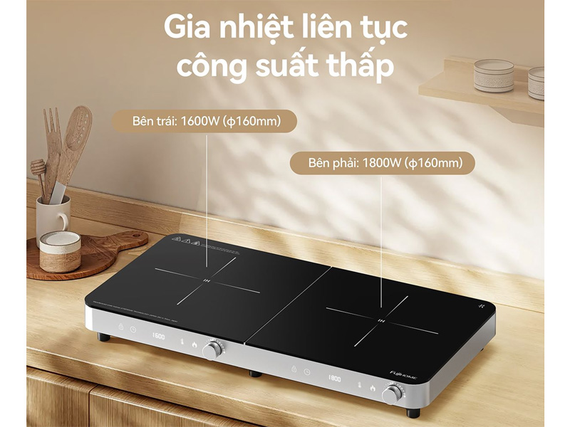 Bếp từ đôi Fujihome IC2602S