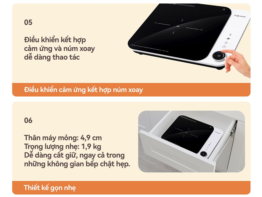 Bếp từ đơn Fujihome IC1901W