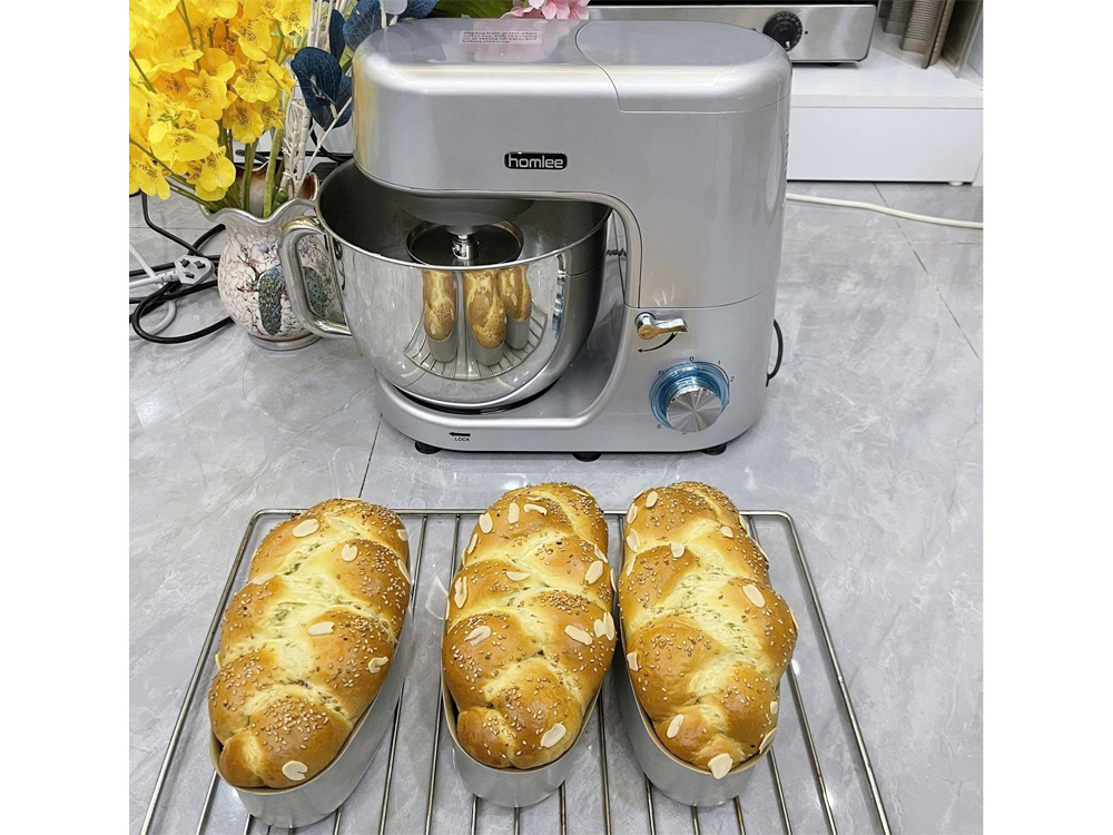 Máy nhào bột Homlee SM-1508 (7.2 lít, 1.800W)