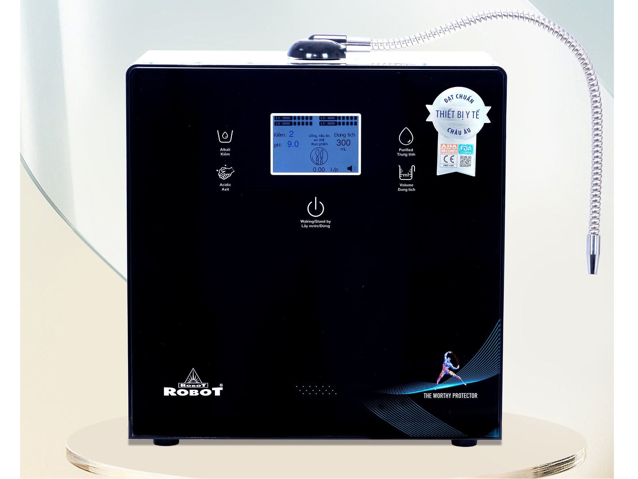 Máy lọc nước điện giải ion kiềm Robot ionPrince 79