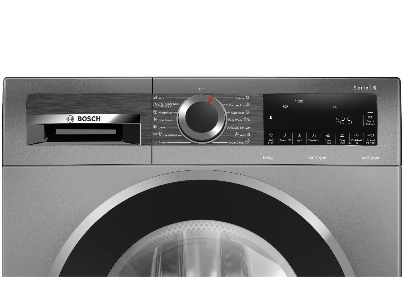 Máy giặt cửa trước Bosch 10kg WGG25401SG Series 6