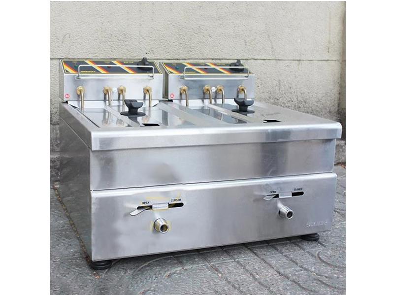 Bếp chiên nhúng đôi dùng điện Berjaya SDF12D