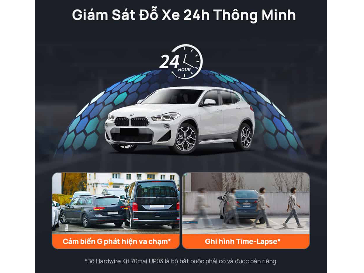 Camera hành trình trước sau 70mai A800SE-1