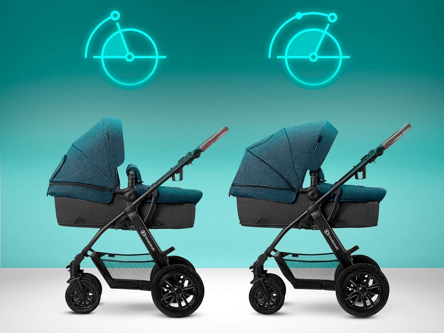 Bộ xe đẩy cho bé Kinderkraft XMOOV3IN1