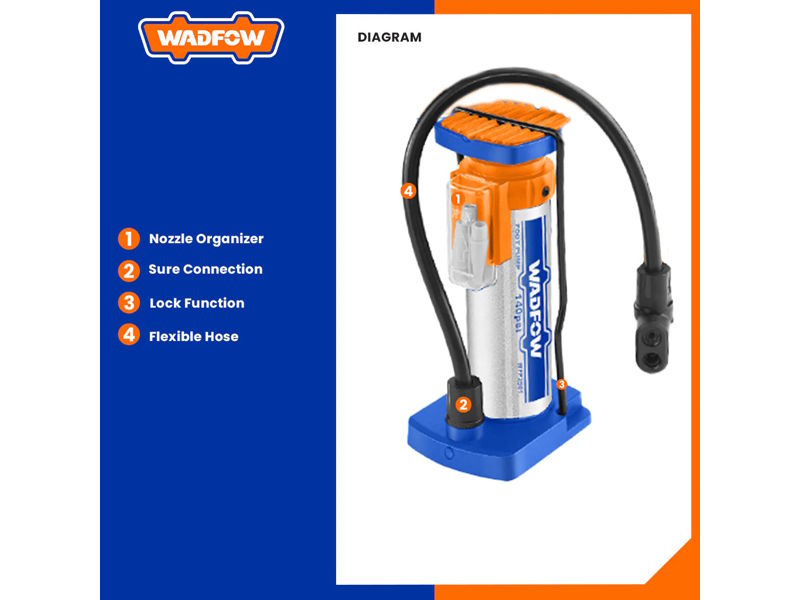 Bơm đạp chân Wadfow WPP2501