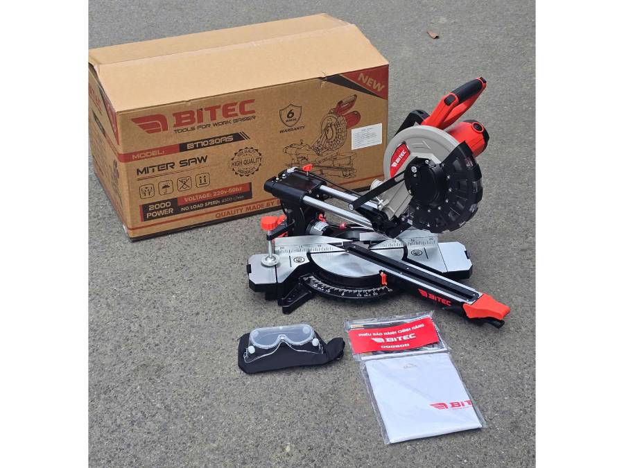 Máy cắt đa năng Btec BT1030AS (thanh trượt)