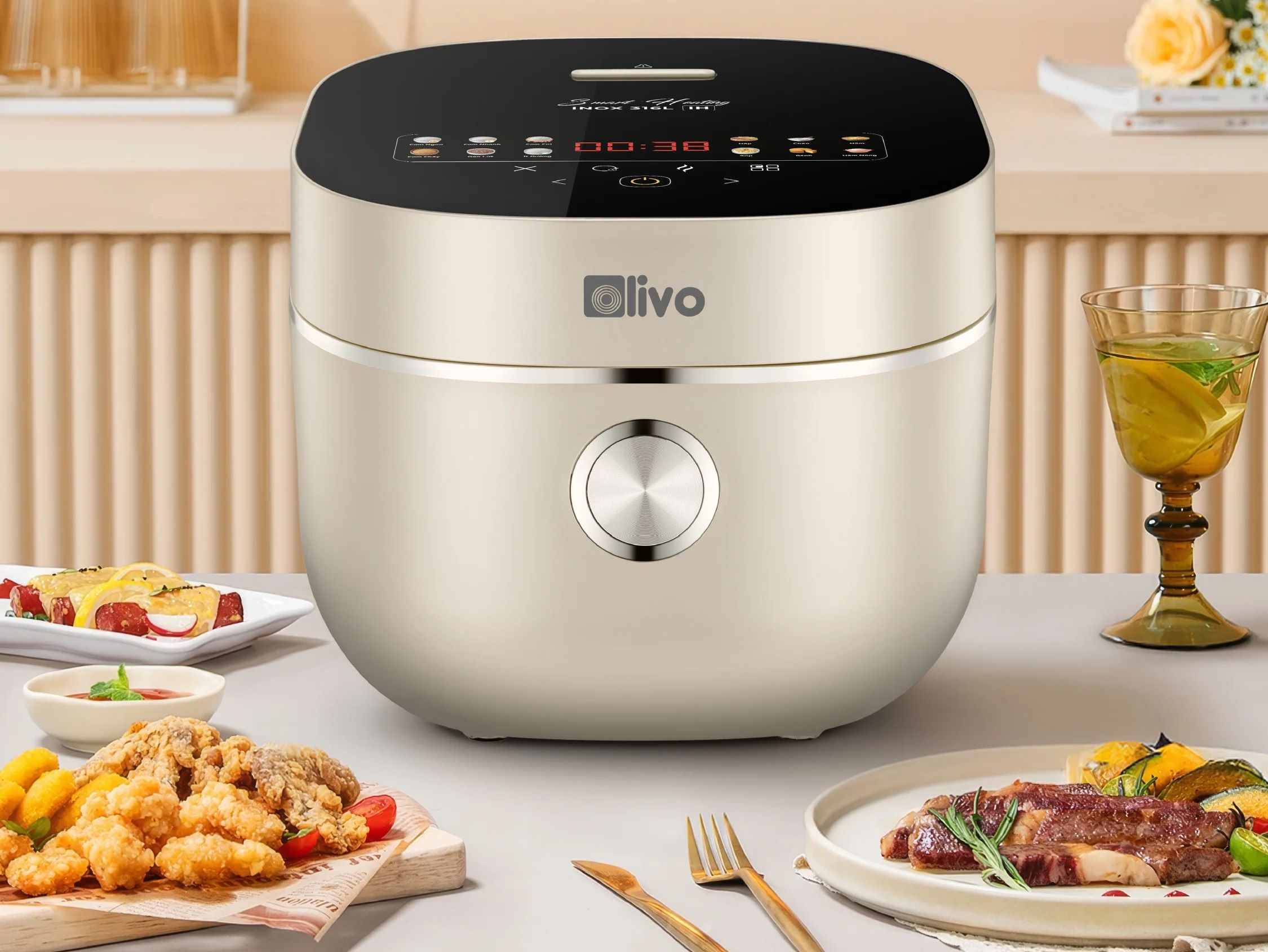 Nồi cơm điện cao tần Olivo RC800IH