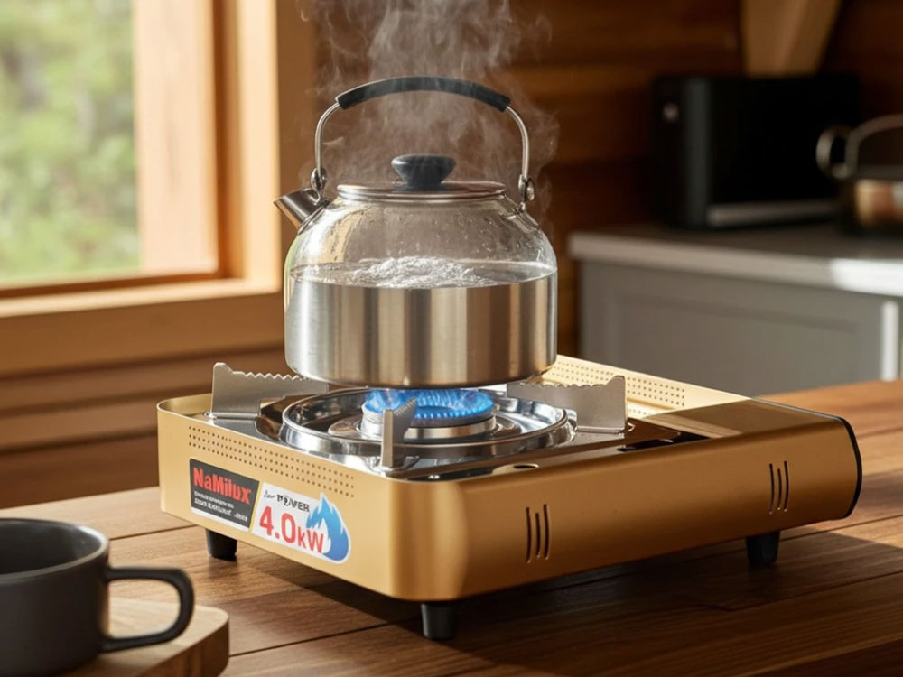 Bếp gas mini thân nhôm NaMilux PL2533ALS