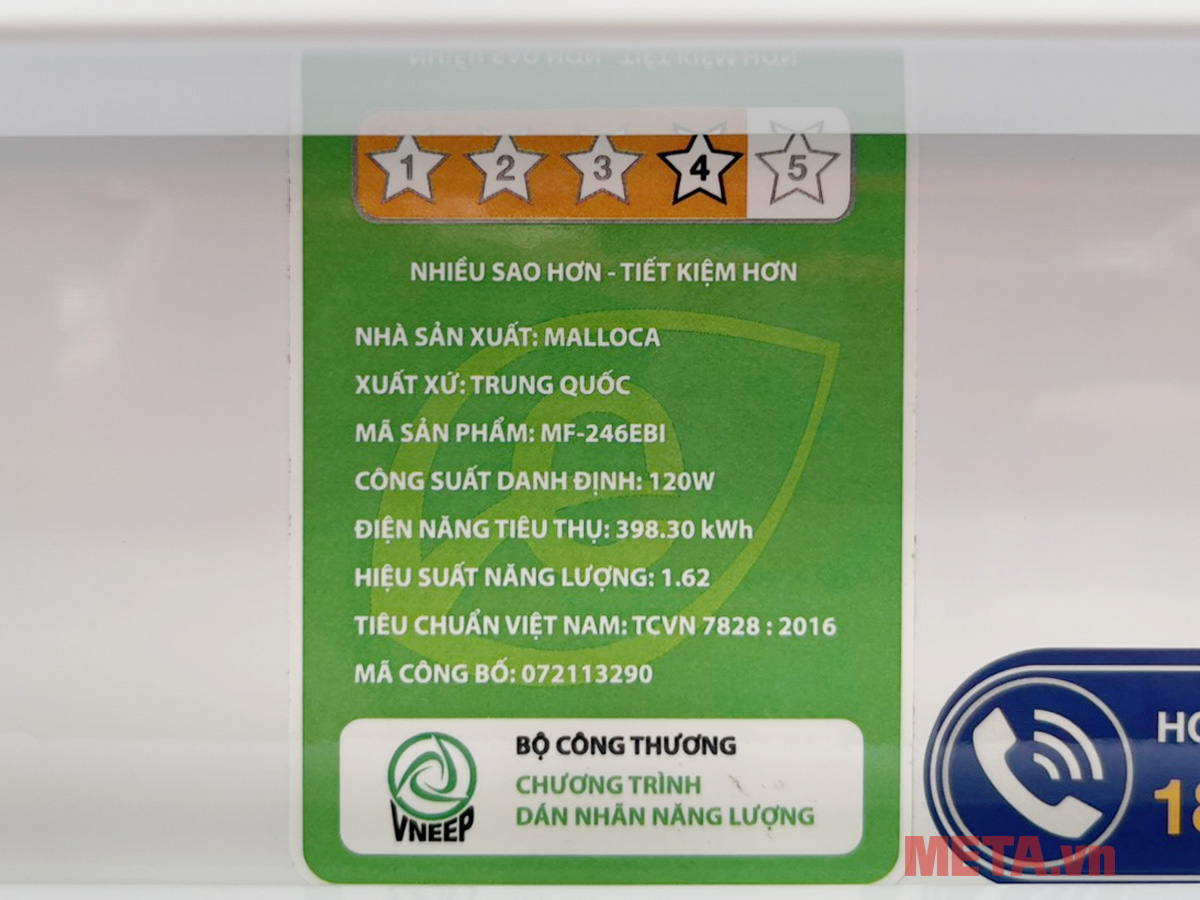 Tủ lạnh âm Malloca MF-246EBI