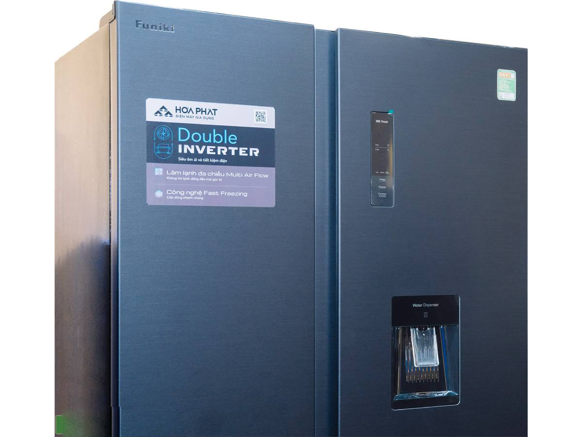 Tủ lạnh side by side Funiki 