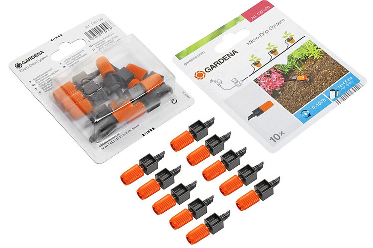 Bộ 10 đầu tưới nhỏ giọt Gardena 01391-20