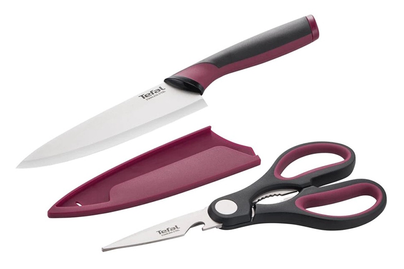 Bộ kéo và dao làm bếp 15cm Tefal Comfort K250S225