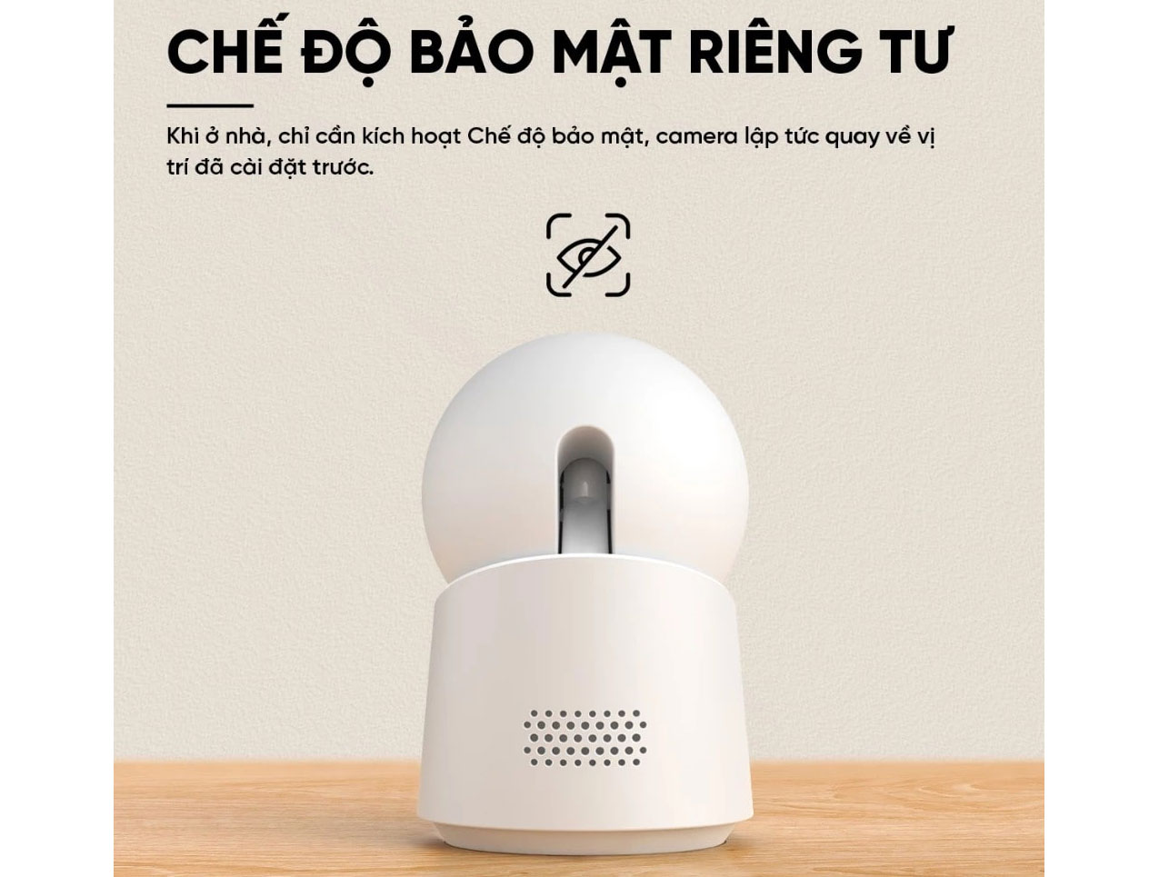 Camera trong nhà Eufy C220 (2K, xoay 360, tích hợp AI)