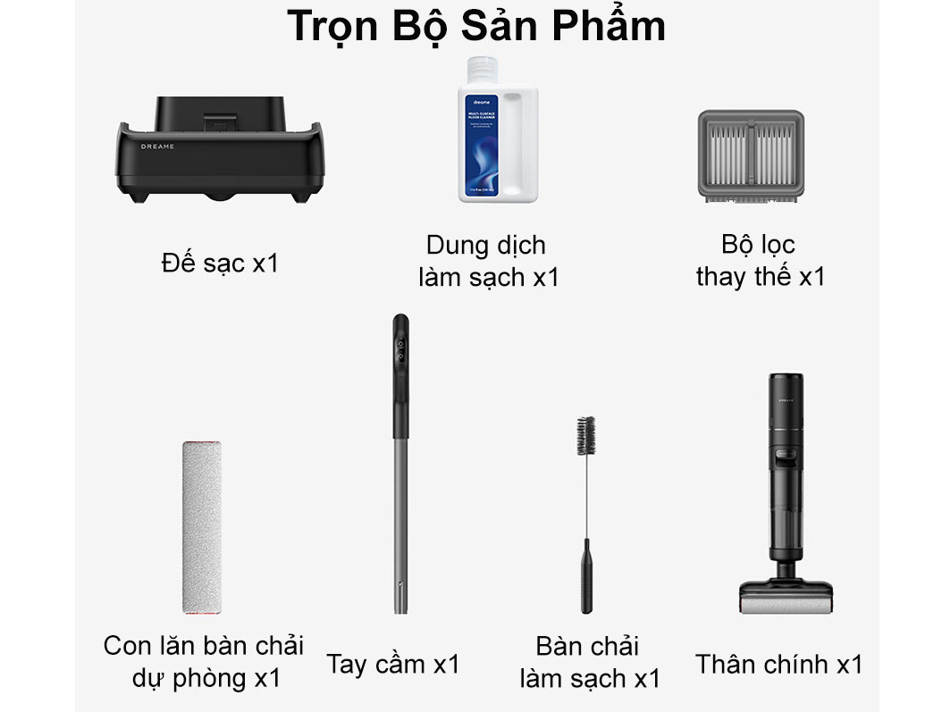 Máy hút bụi lau nhà cầm tay khô và ướt Dreame H13 FlexReach