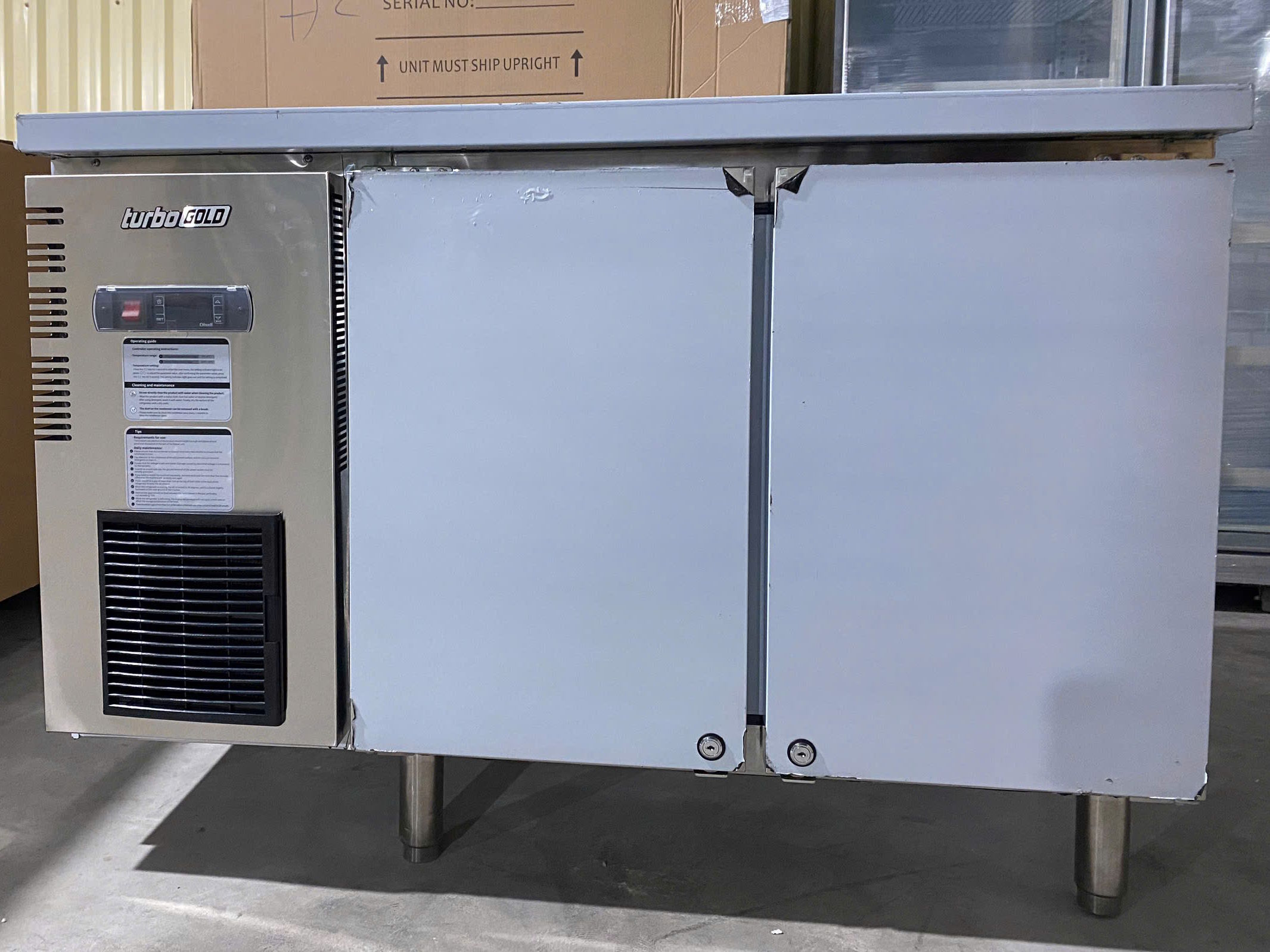 Bàn mát 2 cánh inox TurboGold TG-15UC