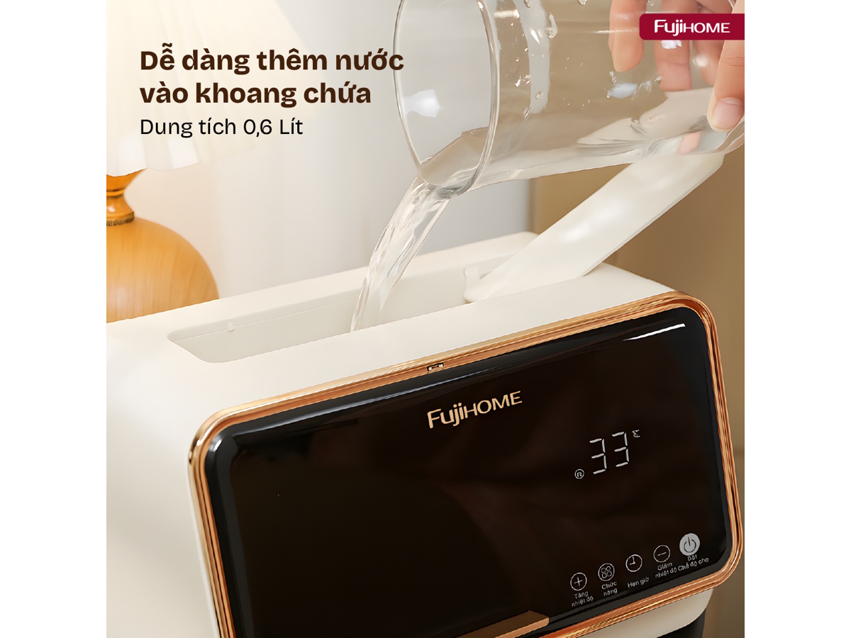 Chăn điện sưởi ấm bằng nước nóng Fujihome HB1820PRO