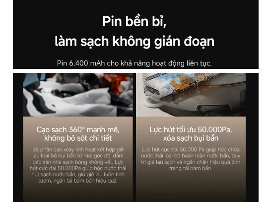 Robot hút bụi lau nhà Dreame Mova Z50 Ultra