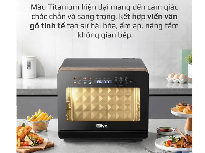 Nồi chiên hấp Olivo 