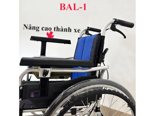 Xe lăn Miki BAL-1 khung hợp kim nhôm