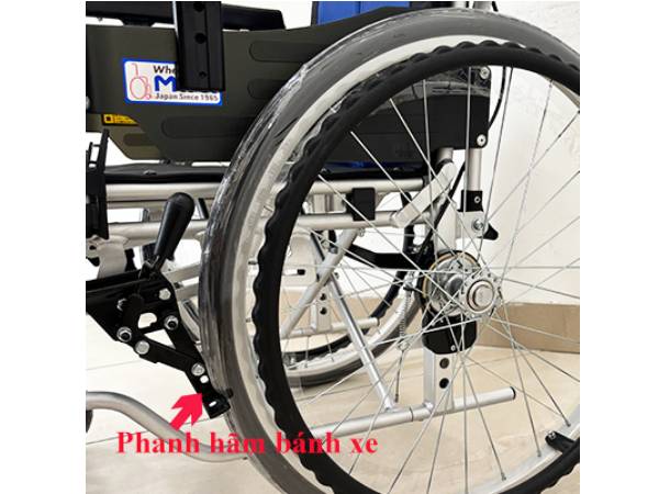 Xe lăn Miki BAL-1 khung hợp kim nhôm