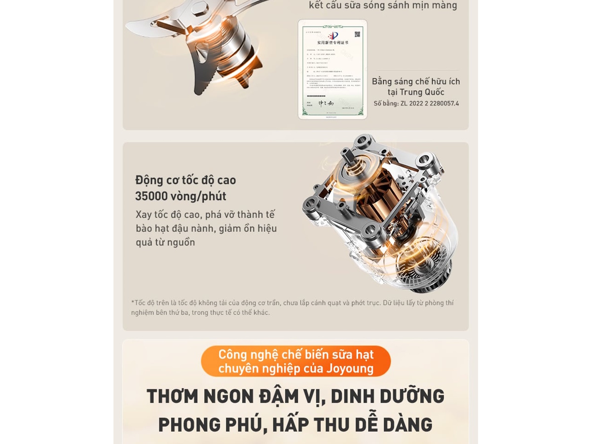 Máy làm sữa hạt Joyoung JHSB-602 Pro 1.5 lít