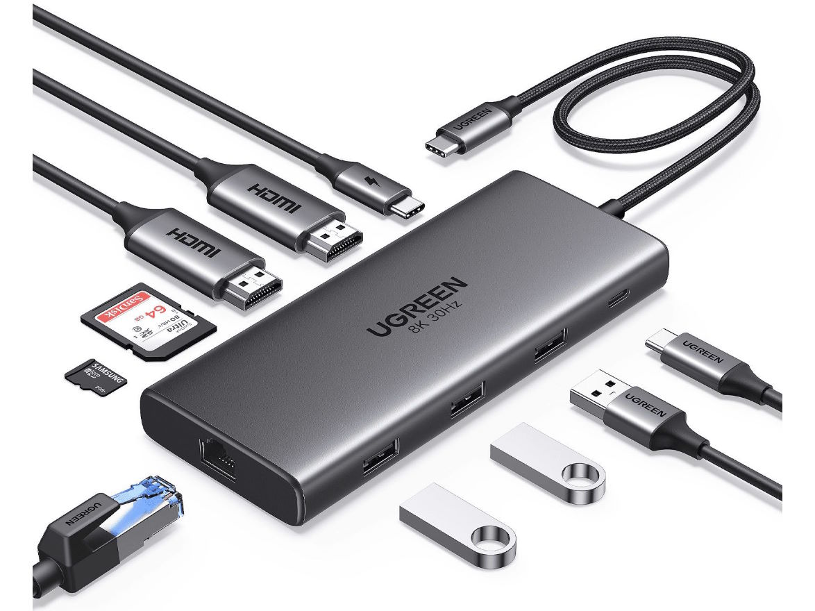 Hub chuyển đổi USB-C 10 trong 1 Ugreen 15534