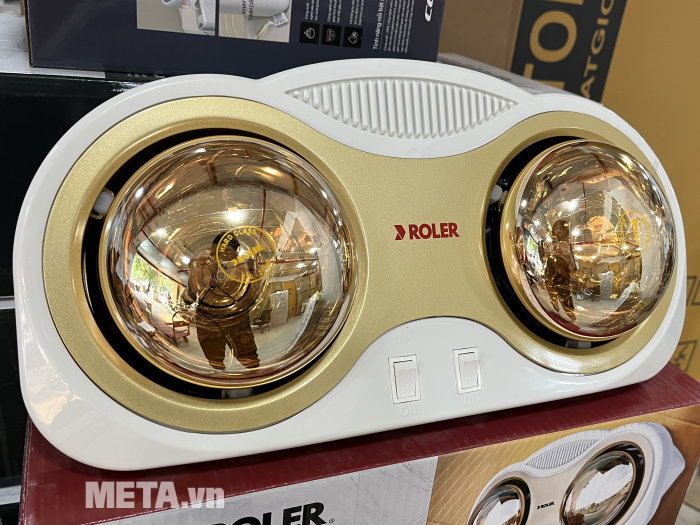 Đèn sưởi nhà tắm 2 bóng ROLER RL-2114