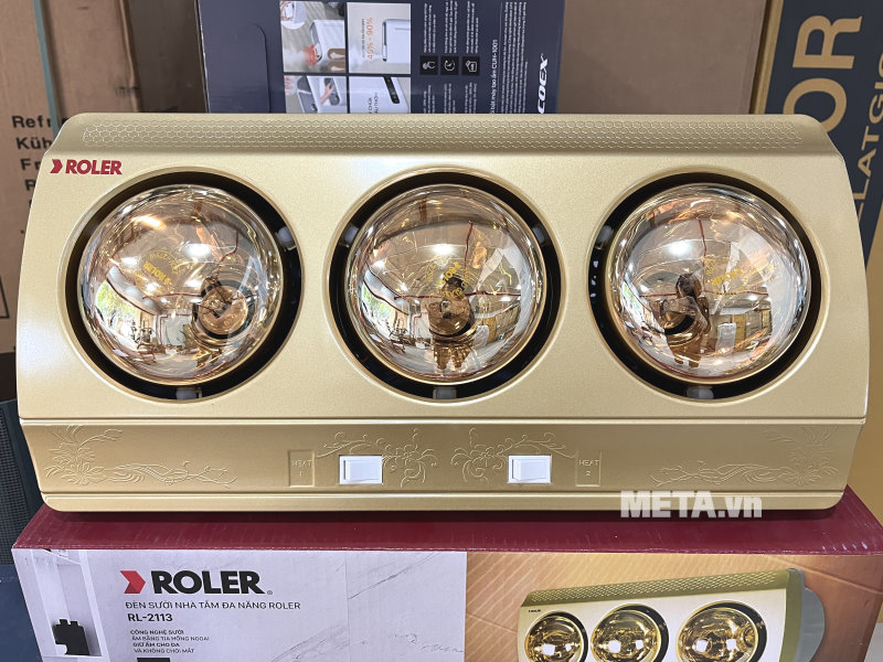 Hình chụp thực tế đèn sưởi nhà tắm Roler RL-2113 Roler RL-2113