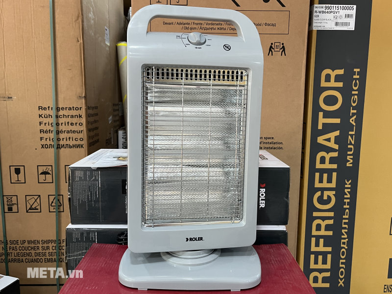Hình ảnh thực tế máy sưởi điện 3 bóng Halogen Roler RH-2112 Máy sưởi điện 3 bóng Halogen Roler RH-2112