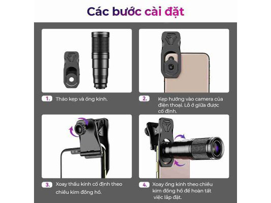 Ống kính Apexel APL-22X105-4IN1