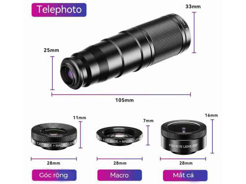 Apexel APL-22X105-4IN1