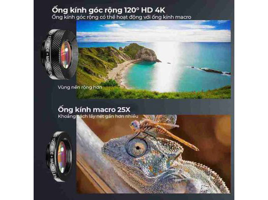 Ống kính camera điện thoại Apexel  