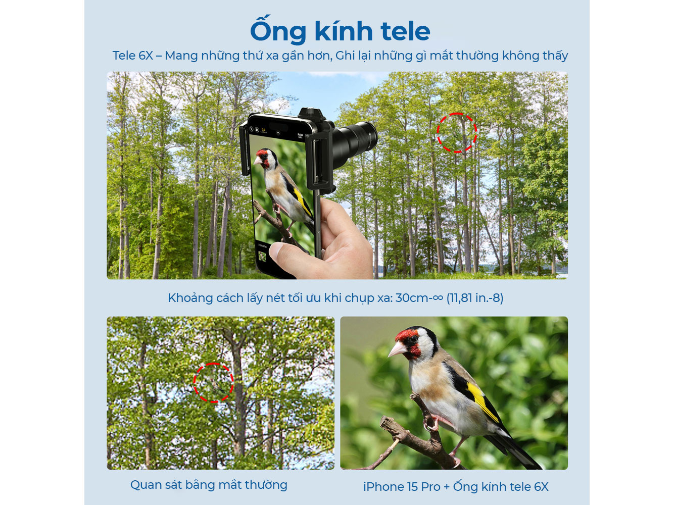 Ống kính camera điện thoại Apexel APL-TM6