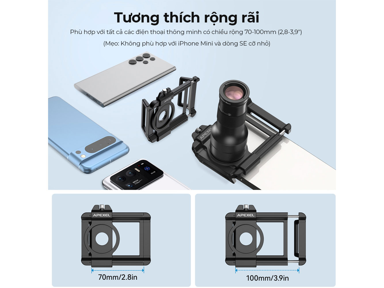 Ống kính camera điện thoại Apexel APL-TM6