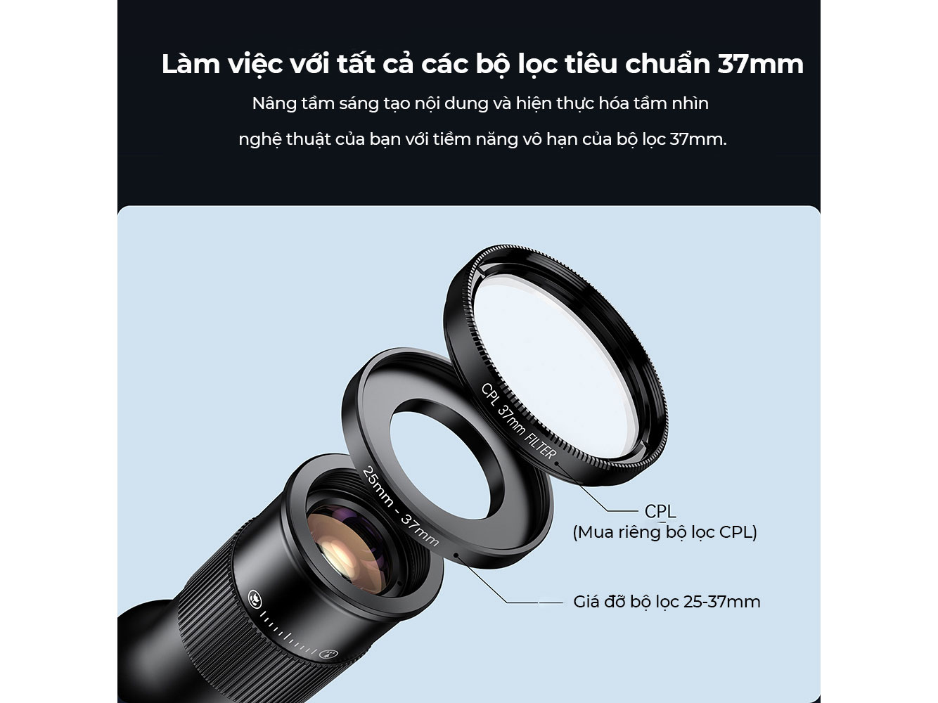 Ống kính camera điện thoại Apexel APL-TM6