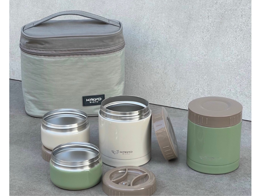 Bộ hộp cơm giữ nhiệt Kaiyo dung tích 1.200ml