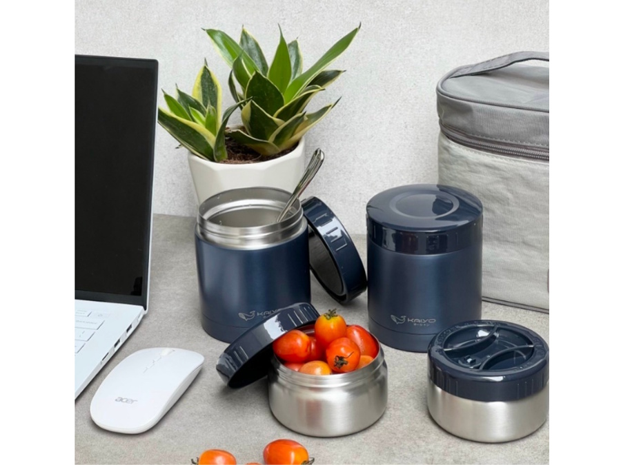 Bộ hộp cơm giữ nhiệt Kaiyo dung tích 1.200ml