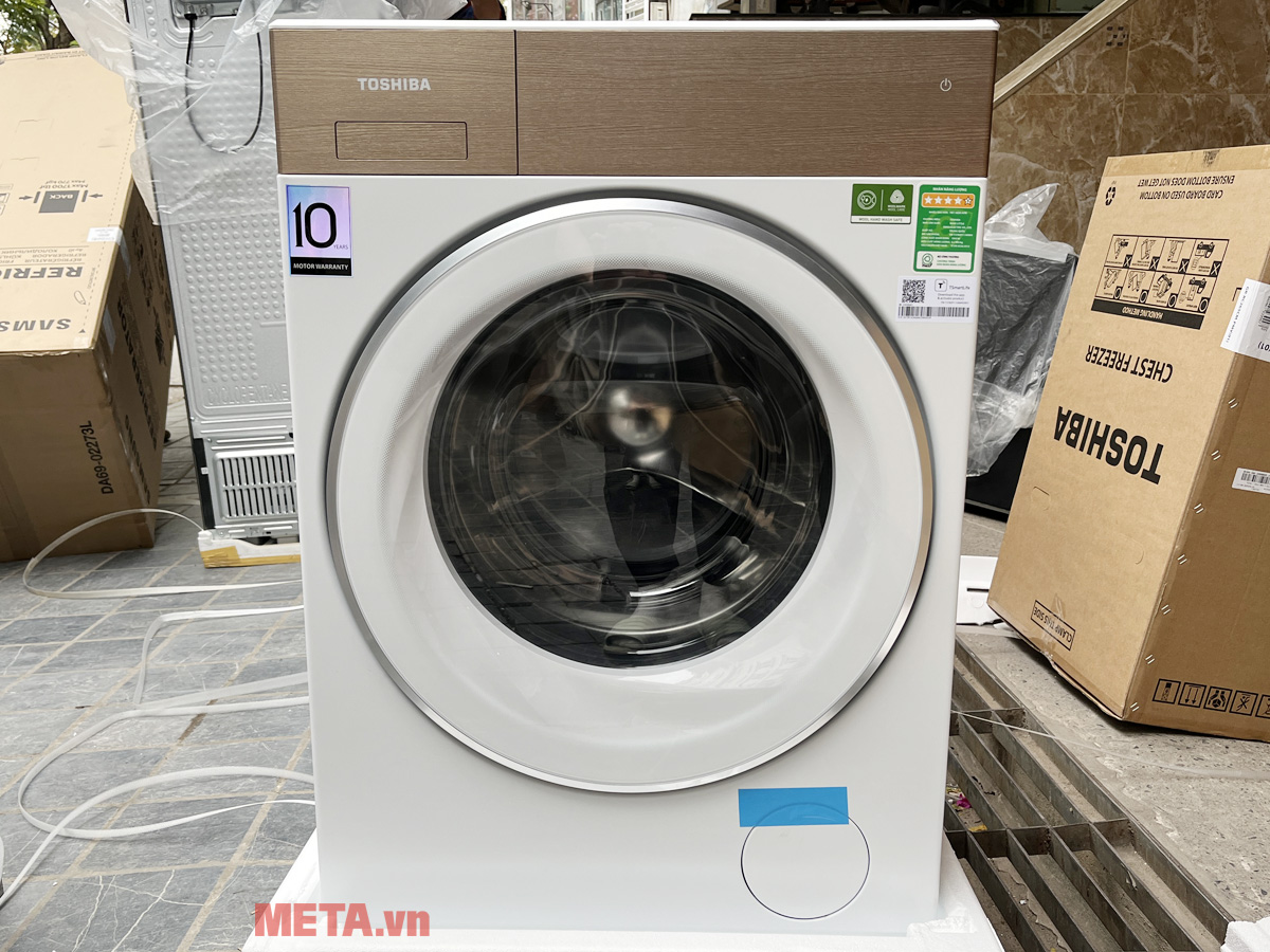 Hình ảnh thực tế của Máy giặt Toshiba Inverter 10.5kg TW-T37BZP115MWV(WT) Máy giặt Toshiba Inverter 10.5kg TW-T37BZP115MWV(WT)