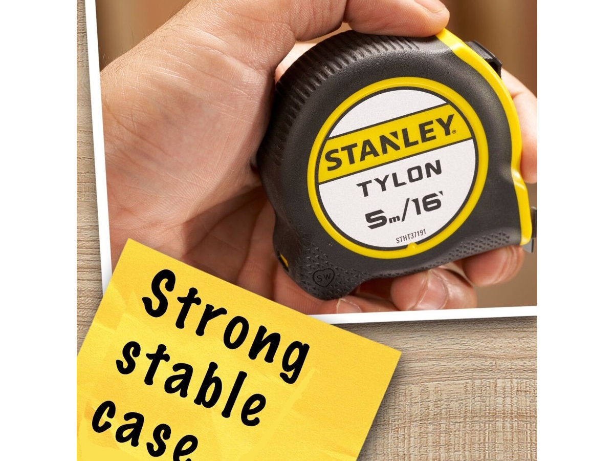 Thước cuộn thép Stanley STHT37191 (hệ mét và inch, 5m x 19mm)