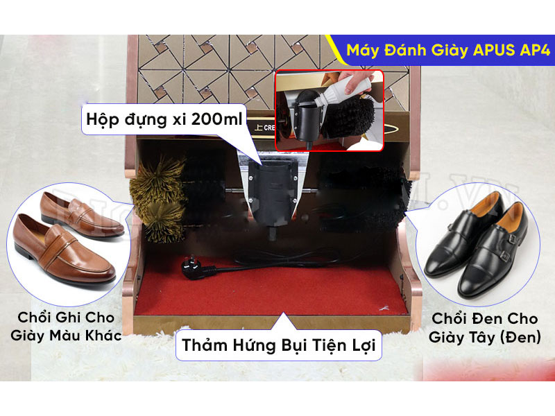 Máy đánh giày Apus AP4