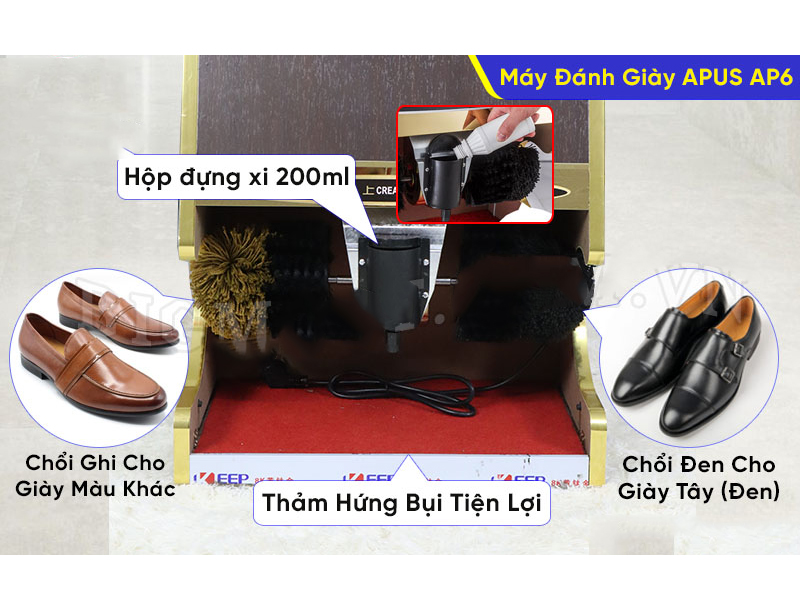 Máy đánh giày Apus AP6