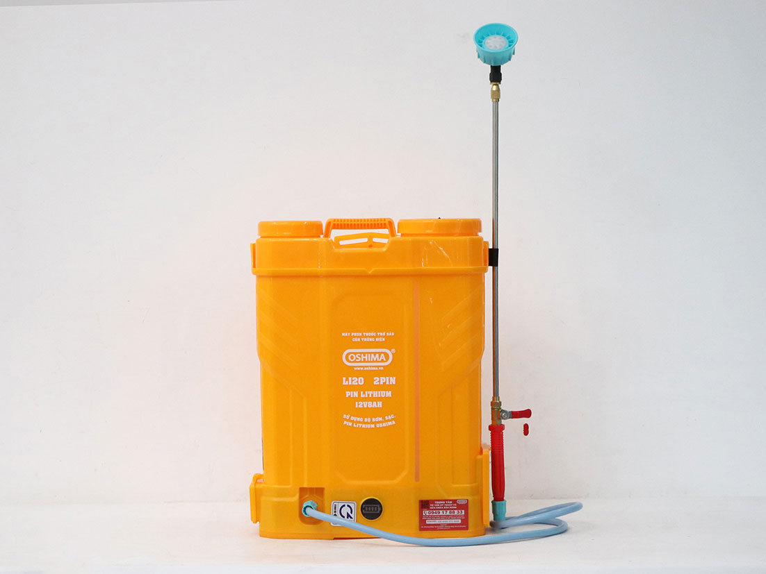 Máy phun thuốc trừ sâu, côn trùng điện Oshima Li20 (1 pin)