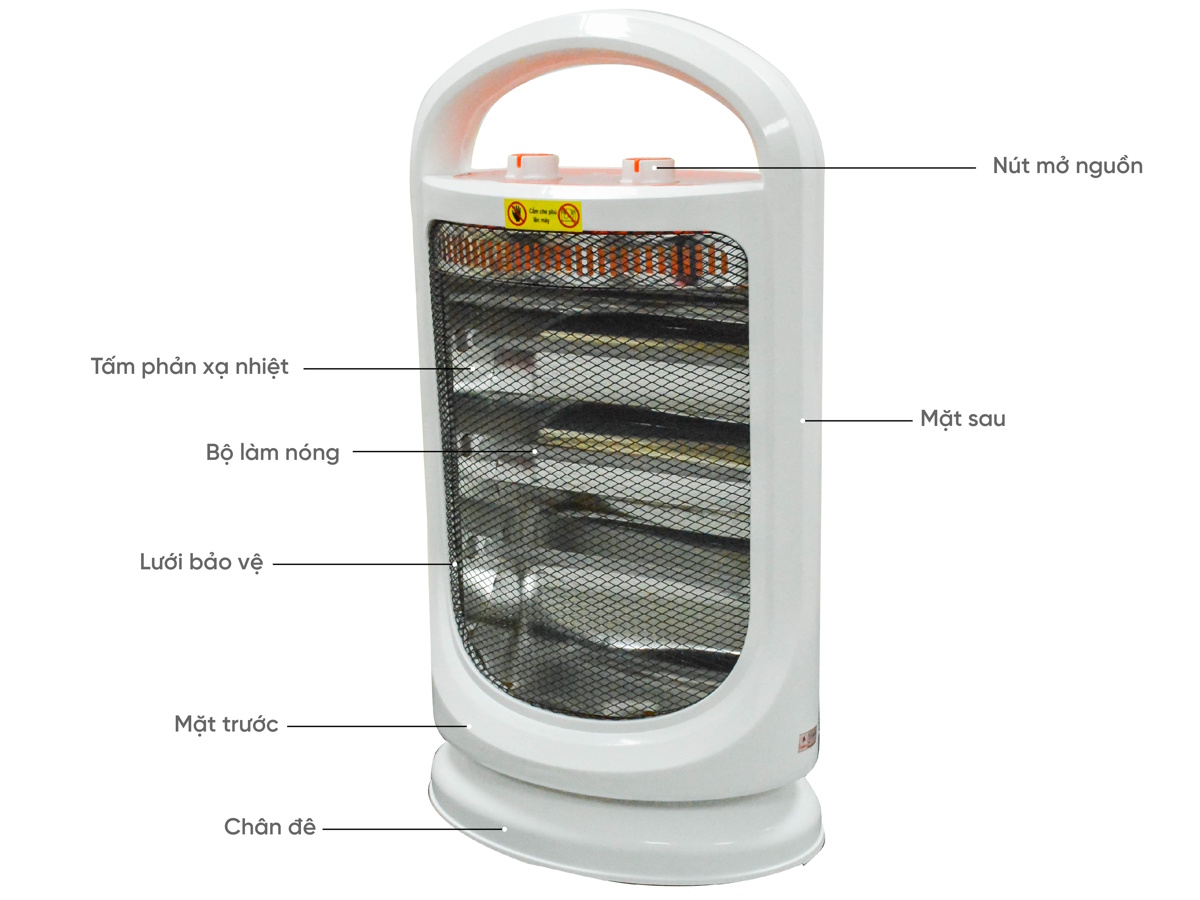 Máy sưởi Saiko QH-1206 
