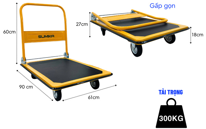 Xe đẩy hàng Sumika H300