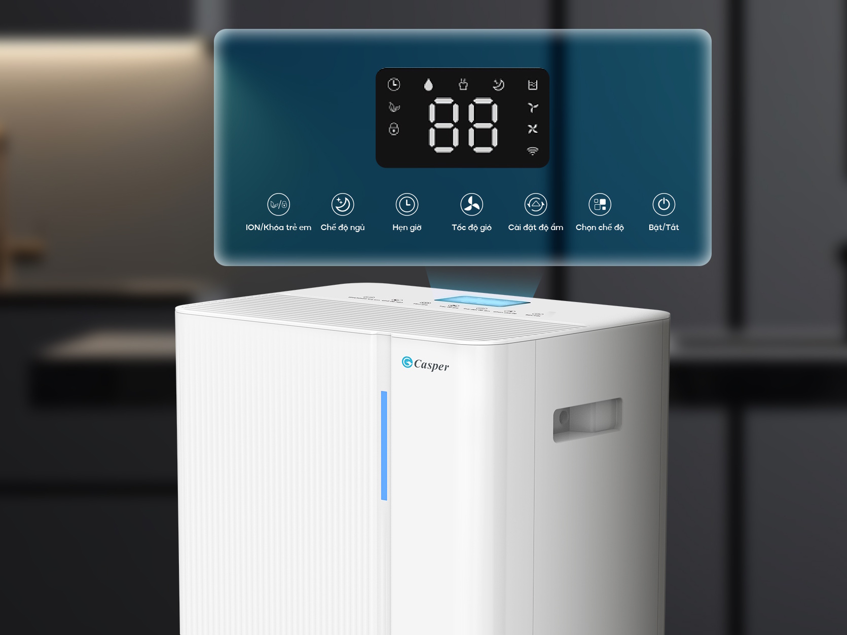 Máy hút ẩm Casper DE-30L1 (30 lít)